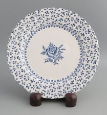 Royal Victoria Ironstone Rose Bouquet Blue Plate -  Dinner /  Side Avaialble