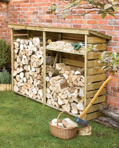 Large log store - store, fire