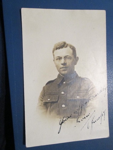 Military postcard signed 1917 - military,