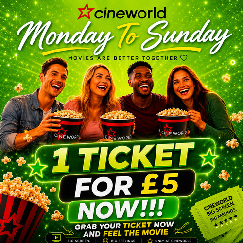 Cineworld cinema tickets - x,