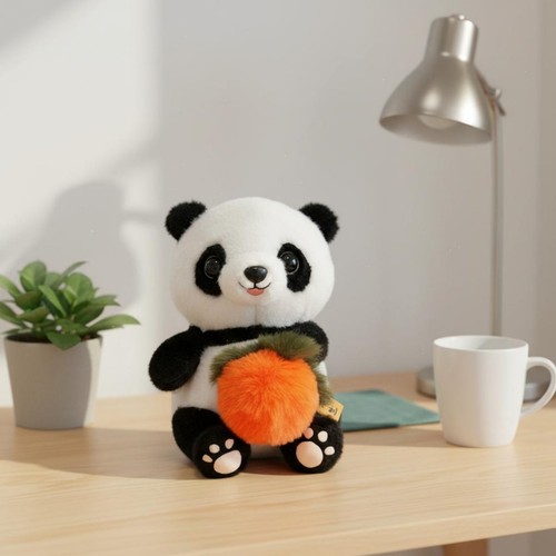 Panda bear plushie cute design - plushie,