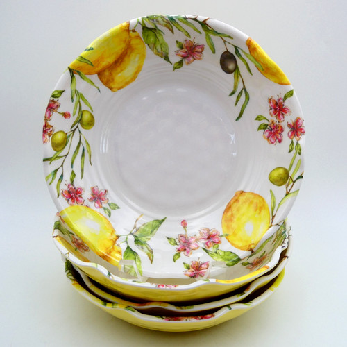 Shabby chic pasta salad bowls - salad,