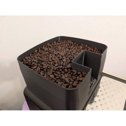 Bean hopper extender - hopper, for
