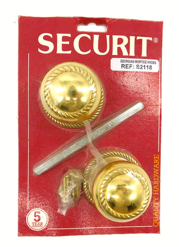 Polished brass georgian - polished, round