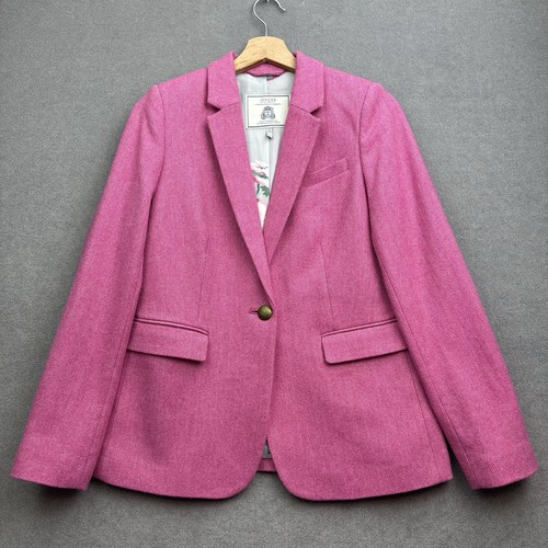 Joules tweed jacket pink - jacket, 10