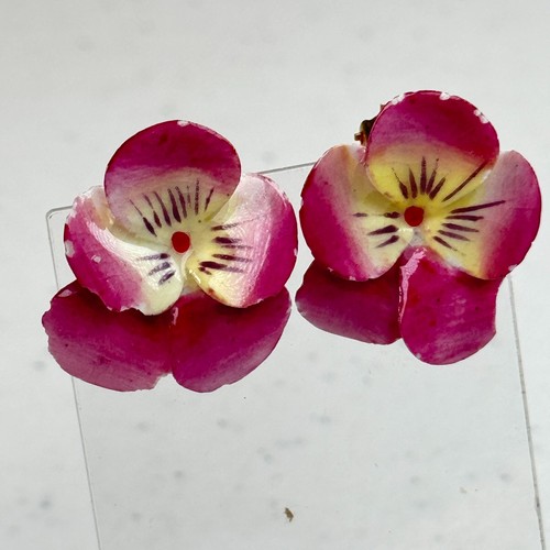 Vintage clip earrings - vintage,