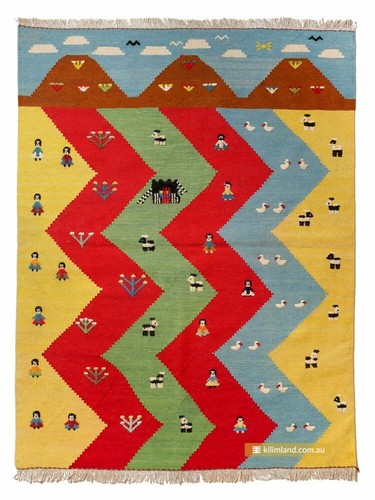 Authentic persian kids gabbeh - persian,