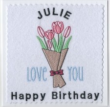 Hand Made Embroidered