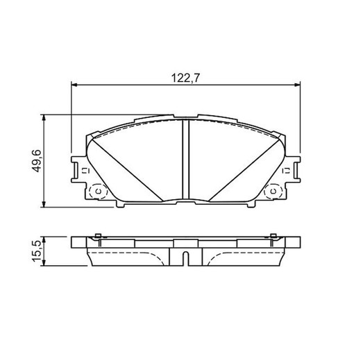 Brake pads set for - brake,