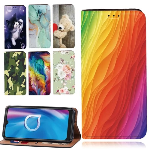 Printed leather cell phone - cell,