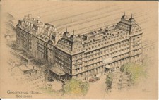Grosvenor Hotel, London - Unposted 1930s