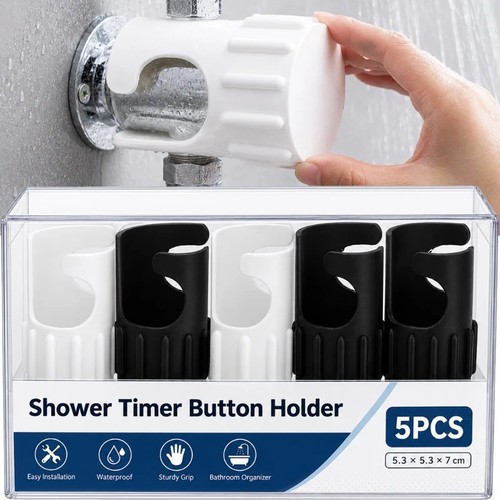 Shower timer button holder - timer,