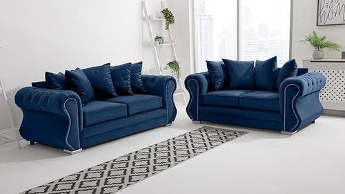 Luxury raven sofa - sofa, plush