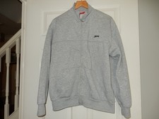 SLAZENGER FULL ZIP JACKET FLEECE GREY SIZE L