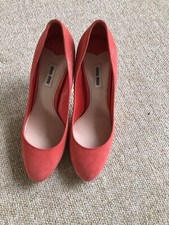 Miu Miu Coral Coloured Suede