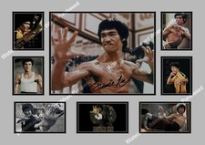 Bruce lee signed photo - -,