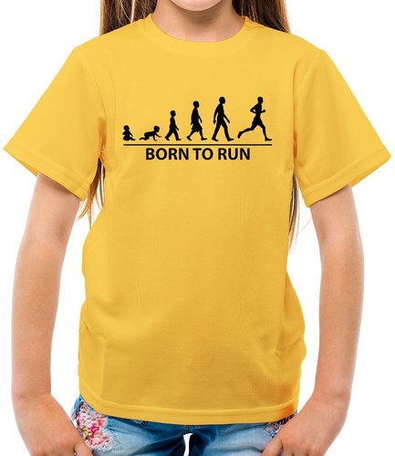 Born run kids shirt - run,