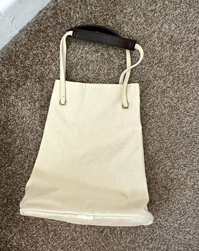 Beige canvas tote - tote, shoulder