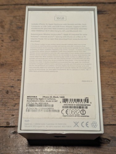 Apple iphone 16gb - 16gb, black
