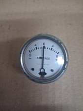 Triumph Norton Bsa Matchless Ajs Genuine British Made White Faced Ammeter
