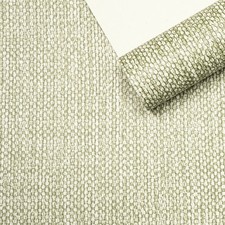 Plain Green Wallpaper Linen