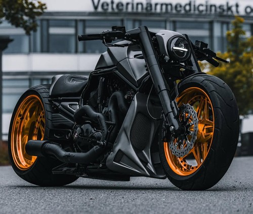 Harley vrod custom black - harley,