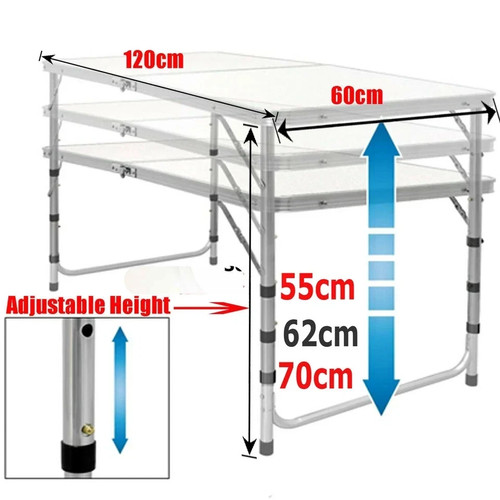 4ft heavy duty folding table - heavy,