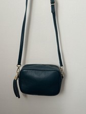 Borse In Pelle Turquoise Leather Crossbody Bag Tassle Handbag Messenger