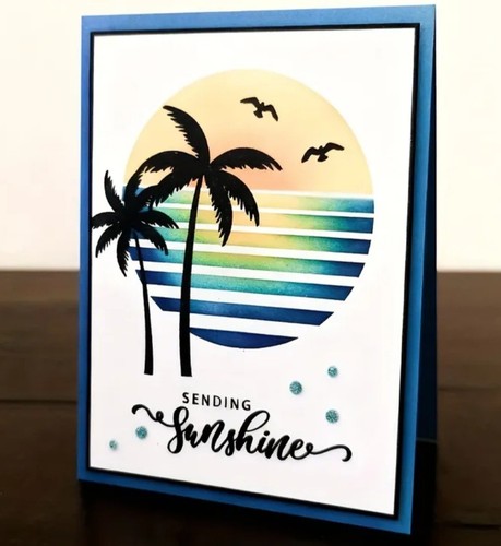 Metal cutting dies palm trees - palm,