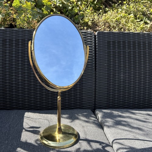 Vintage brass dressing table - vintage,