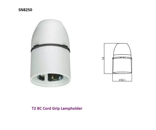 B22 bulb cord grip - grip, holder