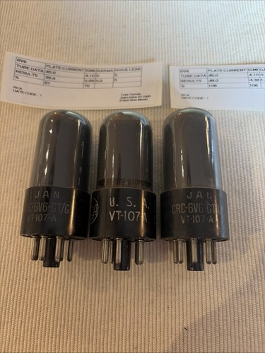 6v6gt rca test good - -, x3