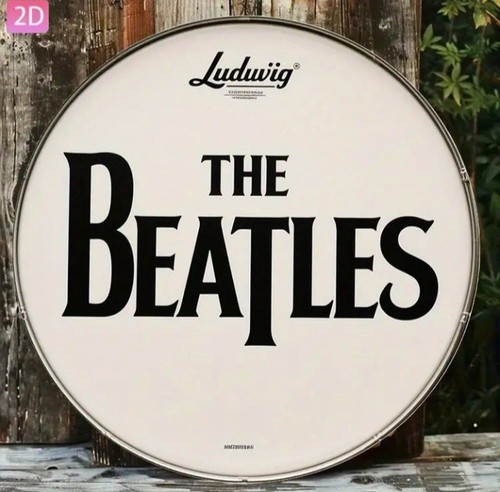 The beatles metal wall sign - the,