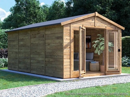 Summerhouse 8m fully - summerhouse, 4.8m,