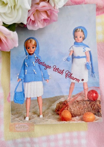 Sindy doll clothes knitting - doll,