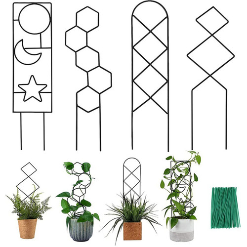 Metal climbing plant trellis - metal,