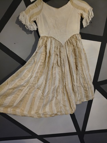 Vintage gold ivory girls - vintage,
