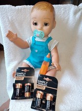 luvabella BOY working  doll + outfit  dummy- magic bottle- new Batteries Tested