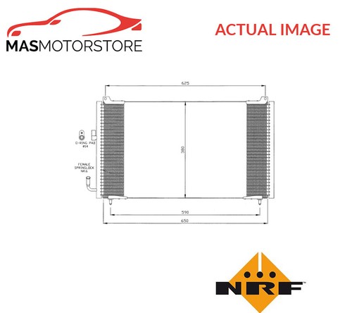 Air con condenser nrf - a/c,