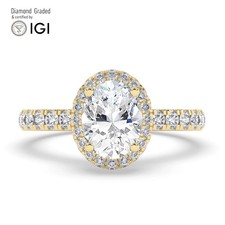 Oval Diamond Engagement Ring