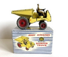 DINKY SUPERTOYS 962 MUIR-HILL DUMPER TRUCK. VINTAGE ORIGINAL IN BOX