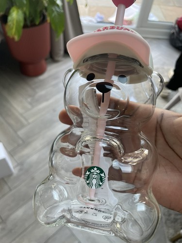 Starbucks pink bearista glass - pink,