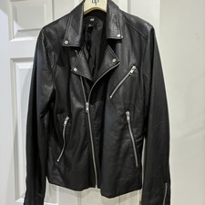 H&M Black Faux Leather Ladies
