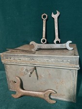 Vintage metal deed box - deed,