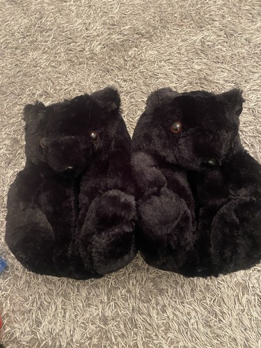 Girls fluffy black - girls,