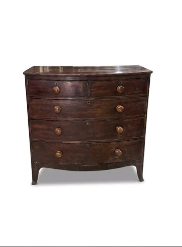 Antique mahogany chest - antique, of