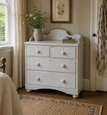 Antique victorian pine painted - antique,