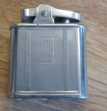 Lovely Vintage Ronson Whirlwind Silver Tone Petrol Cigarette Lighter