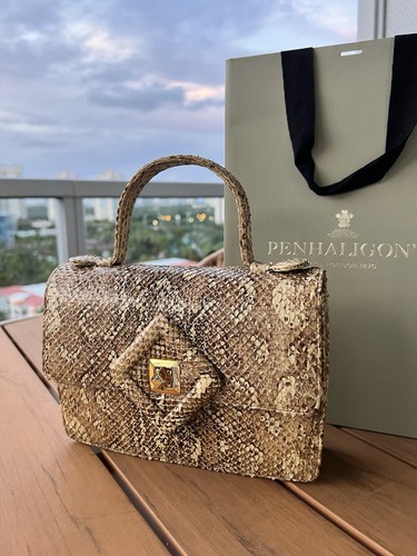 Genuine snakeskin handbag - snakeskin,