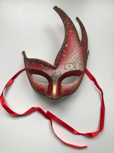 Half face masquerade masks - 2,
